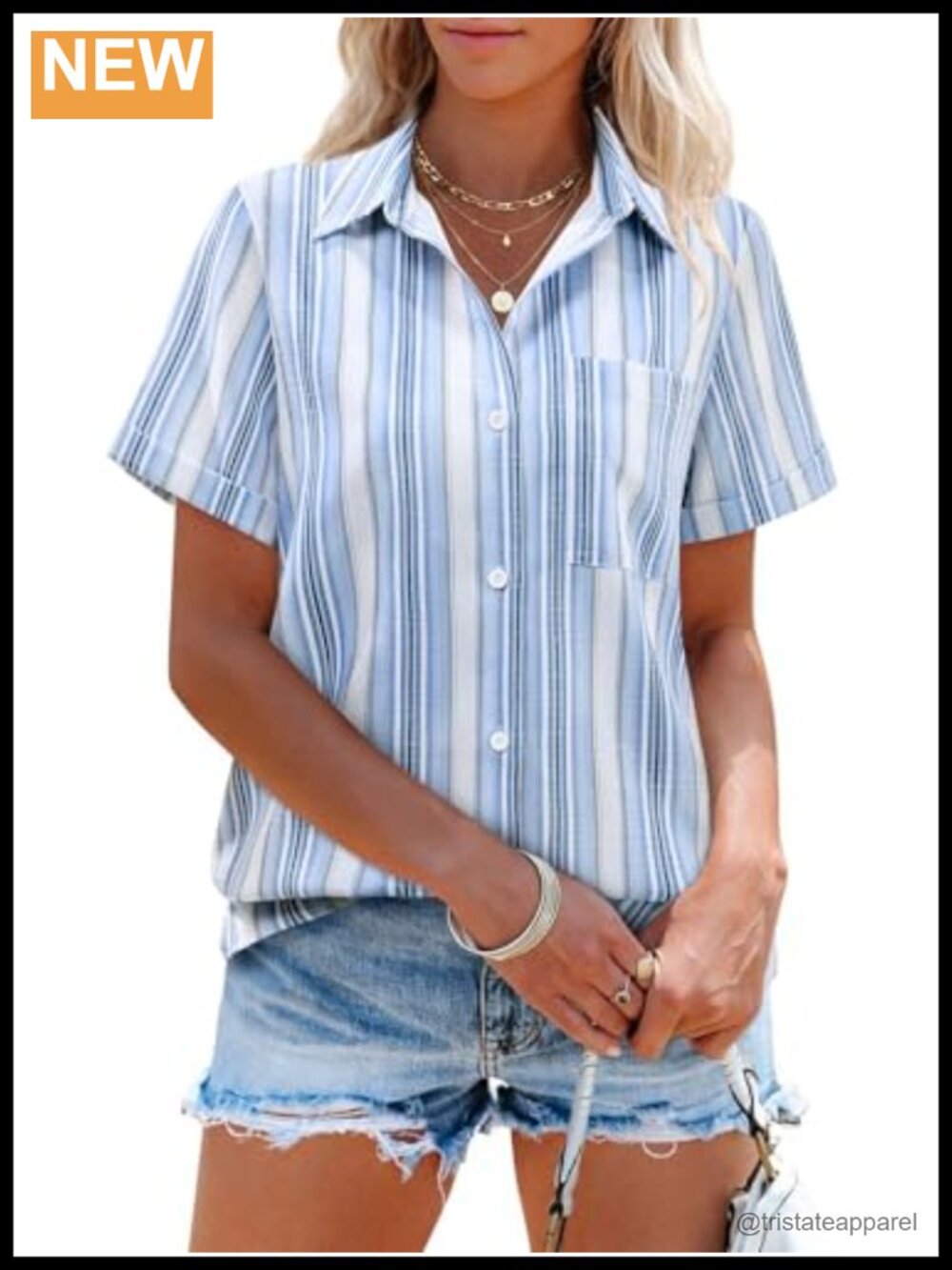 Women's Linen Short Sleeve Button Down Shirt Cowgirl Western Vacation Beach Top
